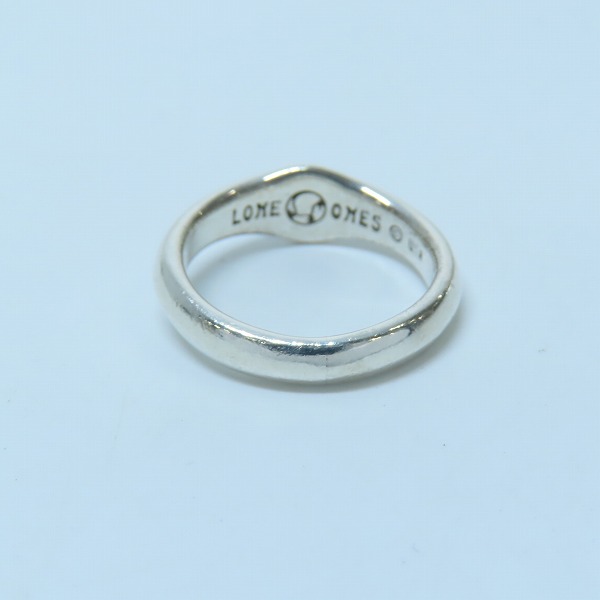 実際に弊社で買取させて頂いた【ギャラ付】LONE ONES/ロンワンズ MINI SILK RING/ミニ シルクリング シルバー 13号の画像 3枚目