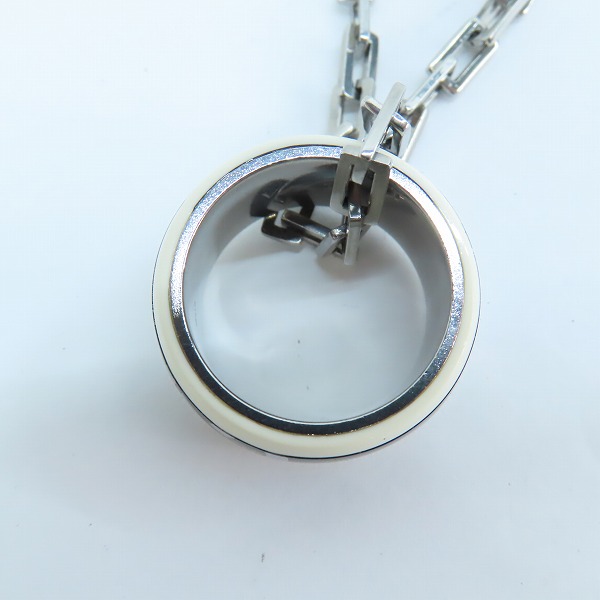 実際に弊社で買取させて頂いたEMPORIO ARMANI/エンポリオアルマーニ リングチャーム ネックレスの画像 2枚目