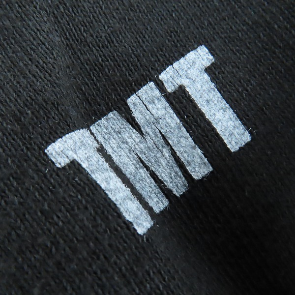 実際に弊社で買取させて頂いたTMT×BE＠RBRICK/ティーエムティー×ベアブリック コットン パーカー ブラック TSW-S20BA01/Sの画像 8枚目