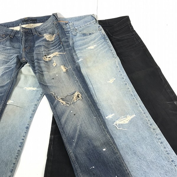 実際に弊社で買取させて頂いた【おまとめ】NO ID./ノーアイディー デニムパンツ/ダメージ加工 等の画像 1枚目