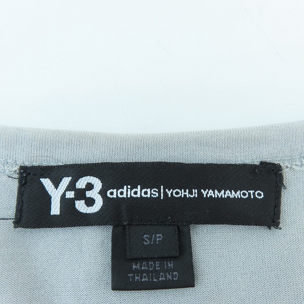 実際に弊社で買取させて頂いたY-3/ワイスリー ヨウジヤマモト×アディダス サイドテープ 半袖Tシャツ Sの画像 2枚目