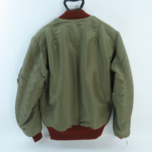 実際に弊社で買取させて頂いた【未使用】EIGHT-G×BUZZ RICKSON'S/エイトジー×バズリクソンズ TYPE MA-1 MOD SLENDER LONG ブライトジャケット BR15280/Lの画像 1枚目