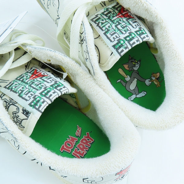 実際に弊社で買取させて頂いたReebok×Tom And Jerry/リーボック×トムとジェリーClub C All-Over/クラブC オールオーバー FX4011/27.0の画像 4枚目