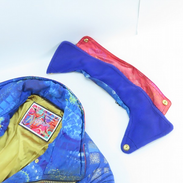 実際に弊社で買取させて頂いたasics/アシックス ビンテージ 日本代表 スキーウェア 中綿ジャケット/Sの画像 5枚目