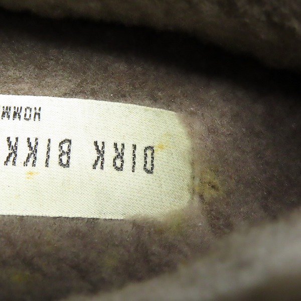 実際に弊社で買取させて頂いたDIRK BIKKEMBERGS/ダークビッケンバーグ ブーツ/カーキ系 /41の画像 6枚目