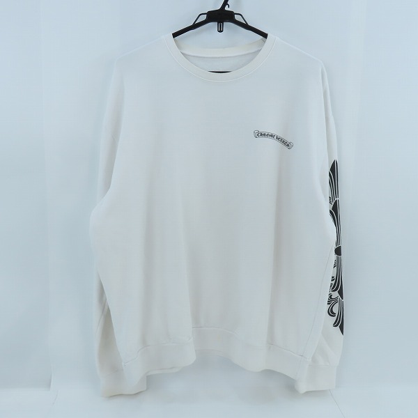 実際に弊社で買取させて頂いた【JPタグ】CHROME HEARTS/クロムハーツ DAGGER EYE CHART SWTSHRT/ダガーアイチャート クルーネック スウェットトレーナー/L