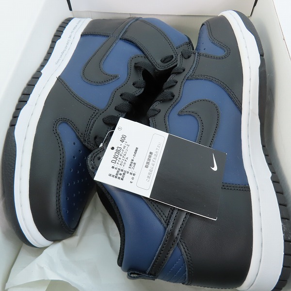 実際に弊社で買取させて頂いた【未使用】NIKE×FRAGMENT DESIGN/ナイキ×フラグメントデザイン DUNK HI/ダンク ハイ ミッドナイトネイビー DJ0383-400/26.5の画像 7枚目