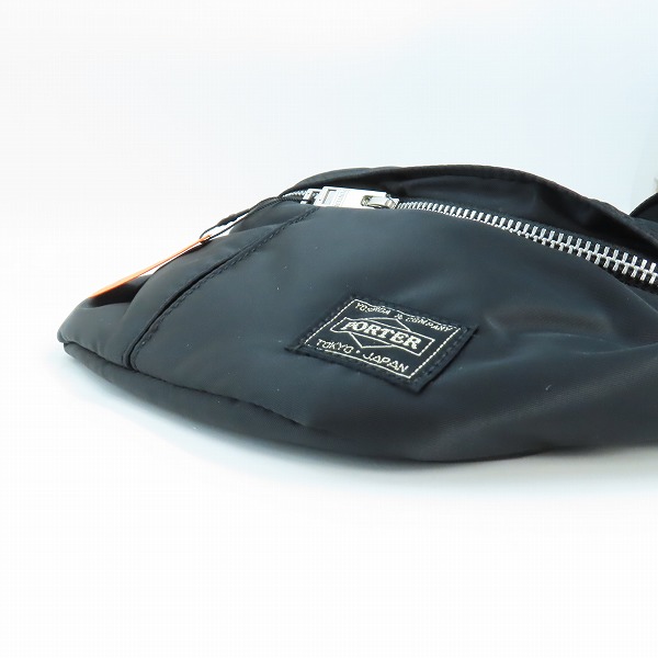 実際に弊社で買取させて頂いた(2)【未使用】PORTER/ポーター TANKER WAIST BAG タンカー ウエストバッグ ブラック/622-76629の画像 2枚目