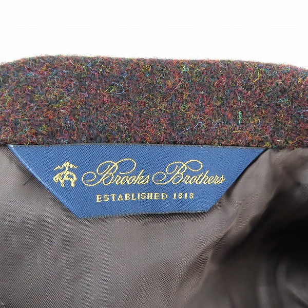 実際に弊社で買取させて頂いたBrooks brothers/ブルックスブラザーズ MILANO FIT/ミラノ フィット テーラードジャケット ブラウン/44SHTの画像 2枚目