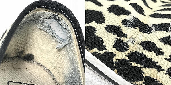 実際に弊社で買取させて頂いた【難有り】VANS×WACKO MARIA/バンズ×ワコマリア V44 AUTHENTIC/オーセンティック レオパード 667569-0001/26.5の画像 7枚目
