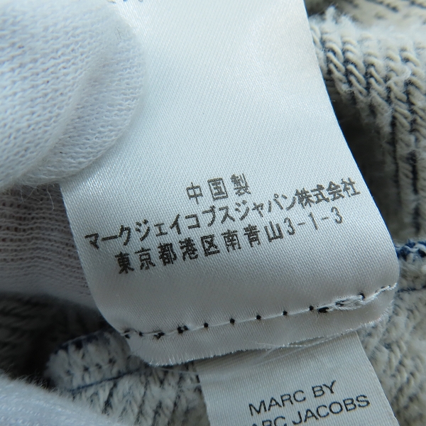 実際に弊社で買取させて頂いたMARC JACOBS/マークジェイコブス プルオーバー パーカーワンピース ブルー M4003620-14/XSの画像 4枚目