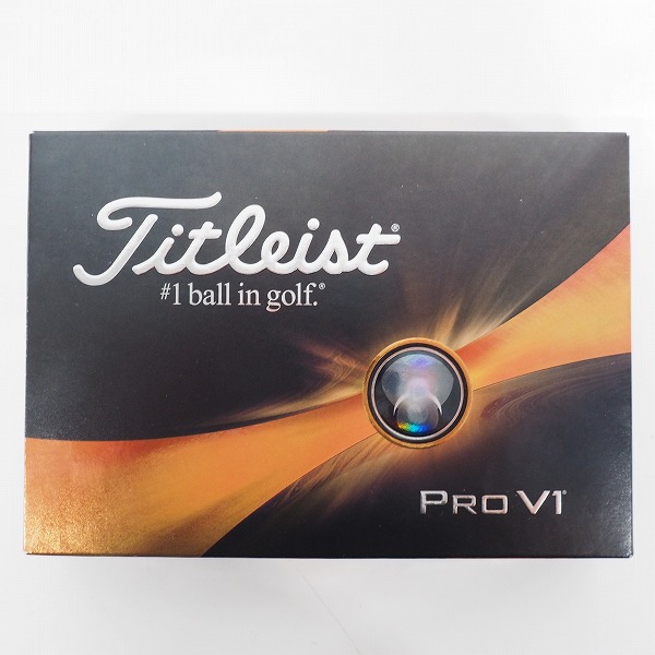 実際に弊社で買取させて頂いた【未使用/オウンネーム】Titleist/タイトリスト PRO V1 ゴルフボール ホワイト 1ダースの画像 2枚目