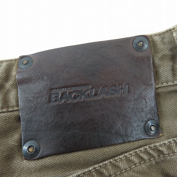 実際に弊社で買取させて頂いたISAMUKATAYAMA BACKLASH/バックラッシュ BACKLASH/バックラッシュ ブーツカットパンツ 1350-02/Sの画像 3枚目