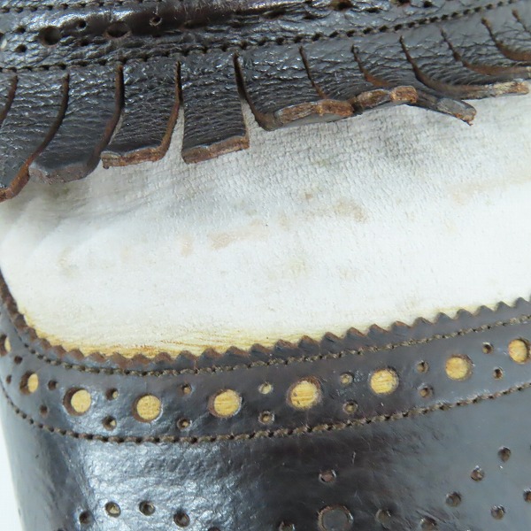 実際に弊社で買取させて頂いたChurch's/チャーチ 24SS Shanghai グラスカーフ＆ヌバック ローファーレザーシューズの画像 7枚目