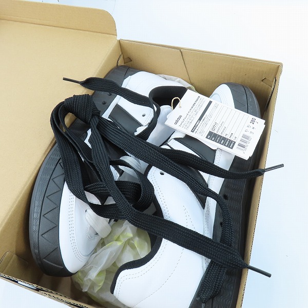 実際に弊社で買取させて頂いた【未使用】atmos×adidas/アトモス×アディダス Adimatic "White/Black"/アディマティック "ホワイト/ブラック" ID7717 28の画像 6枚目