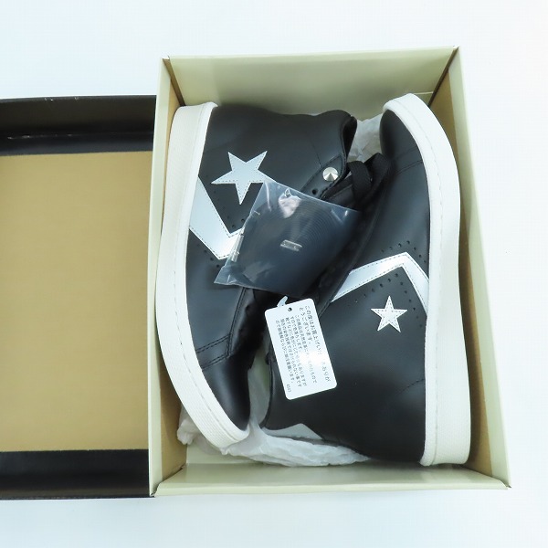 実際に弊社で買取させて頂いた【未使用】CONVERSE×MASTERMIND/コンバース×マスターマインド PRO LEATHER HI/プロレザーハイ 34200960/26の画像 7枚目