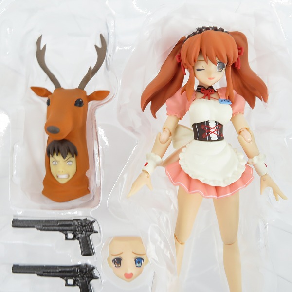 実際に弊社で買取させて頂いた【未開封含む】マックスファクトリー 涼宮ハルヒの憂鬱 figma 朝比奈みくる チアガールver./戦うウェイトレスver. 2点セットの画像 6枚目