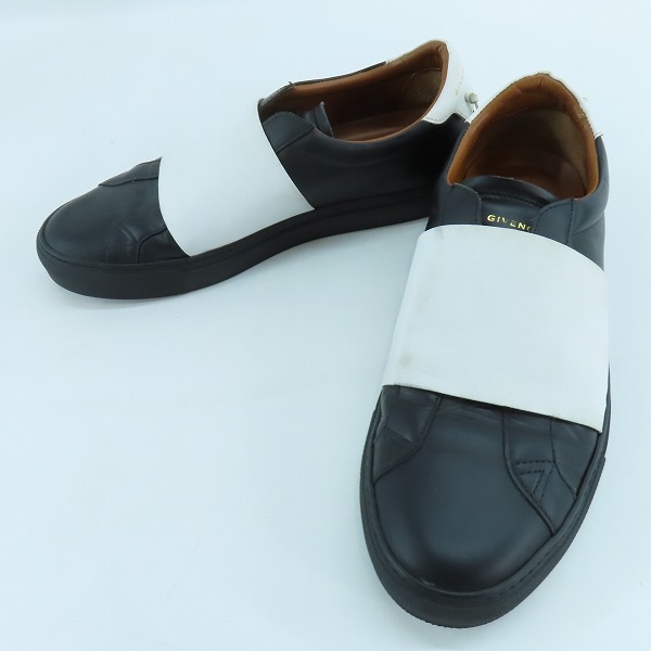 実際に弊社で買取させて頂いたGIVENCHY/ジバンシィ エラスティックストラップ レザースニーカー/41