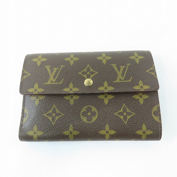 実際に弊社で買取させて頂いたLOUIS VUITTON/ルイ ヴィトン モノグラム ポルトトレゾール エテュイ パピエ 三つ折り財布 M61202