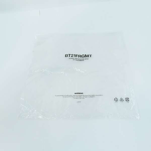 実際に弊社で買取させて頂いた(1)【未使用】FRAGMENT DESIGN フラグメントデザイン ×BT21 BT21FRGMT CAP COOKY ブラック×イエローの画像 8枚目