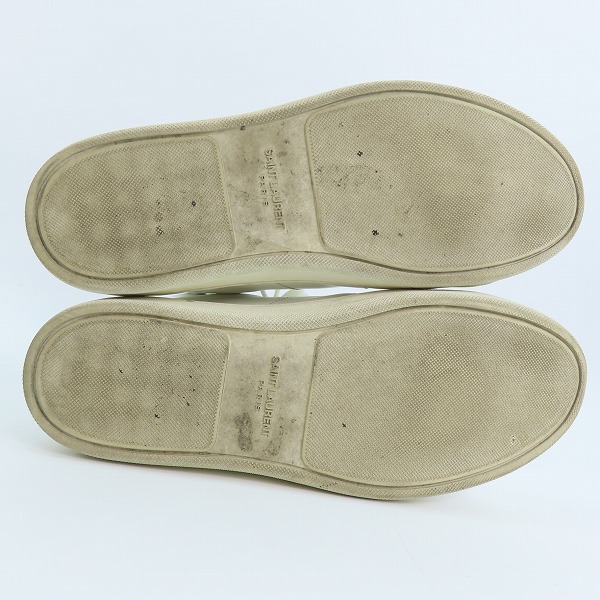 実際に弊社で買取させて頂いたSAINT LAURENT PARIS/サンローラン ハイカットスニーカー 315486/39.5の画像 2枚目