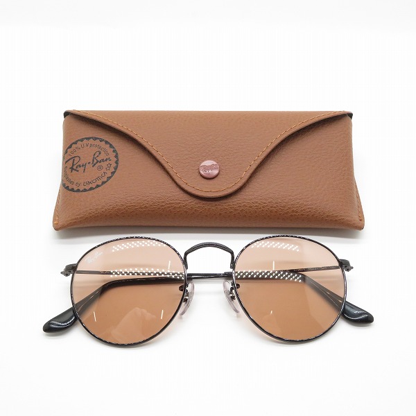 実際に弊社で買取させて頂いたRay-Ban/レイバン ROUND METAL/ラウンドメタル サングラス RB3447 002/4Bの画像 9枚目