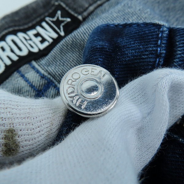 実際に弊社で買取させて頂いたHYDROGEN/ハイドロゲン ロゴワッペン デニムパンツ/31の画像 8枚目