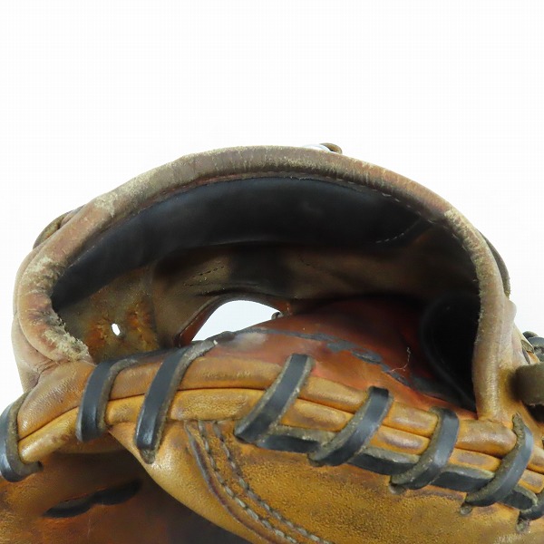 実際に弊社で買取させて頂いたMIZUNO/ミズノ MIZUNO PRO/ミズノプロ MAJOR QUALITY 硬式 右投げ用 キャッチャーミットの画像 4枚目