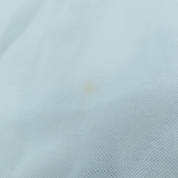 実際に弊社で買取させて頂いたMONCLER/モンクレール ジップアップポロシャツ ホワイト Lの画像 8枚目