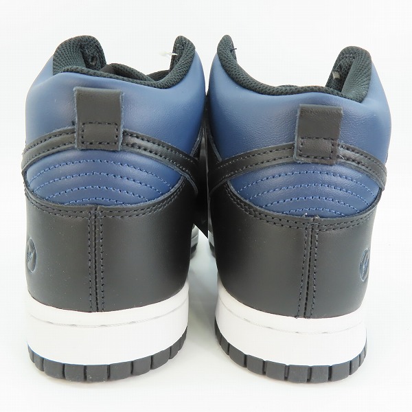 実際に弊社で買取させて頂いた【未使用】NIKE×FRAGMENT DESIGN/ナイキ×フラグメントデザイン DUNK HI/ダンク ハイ ミッドナイトネイビー DJ0383-400/26.5の画像 1枚目