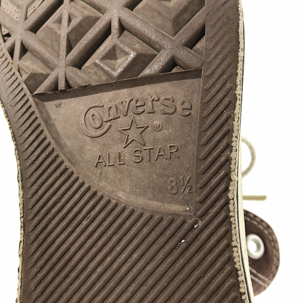 実際に弊社で買取させて頂いたCONVERSE/コンバース 90s USA製 ALL STAR/オールスター ハイカット スニーカー /8.5の画像 5枚目