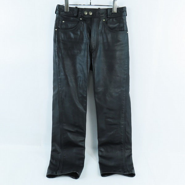 実際に弊社で買取させて頂いたHARLEY DAVIDSON/ハーレーダビッドソン レザーパンツ/30