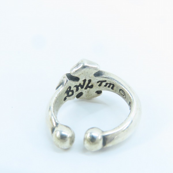 実際に弊社で買取させて頂いたBWL/BILL WALL LEATHER/ビルウォールレザー クロスイヤーカフの画像 4枚目