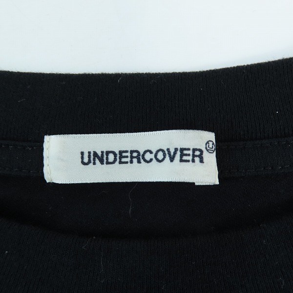実際に弊社で買取させて頂いたUNDERCOVER/アンダーカバー 24SS スパイラル切替TEE GURUGURU/半袖Tシャツ UP2D4809-1/5 の画像 2枚目