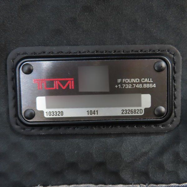 実際に弊社で買取させて頂いたTUMI/トゥミ ALPHA BRAVO デイヴィス バックパック リュックサック 232682Dの画像 4枚目