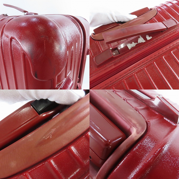 実際に弊社で買取させて頂いた【難あり】RIMOWA/リモワ SALSA/サルサ スーツケース/キャリーケース 875.77/104Lの画像 6枚目