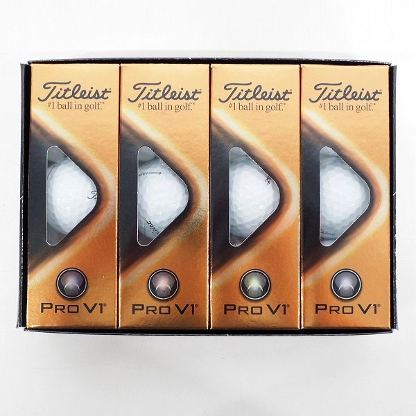 実際に弊社で買取させて頂いた 【未使用】Titleist/タイトリスト PRO V1 ゴルフボール ホワイト 1ダース