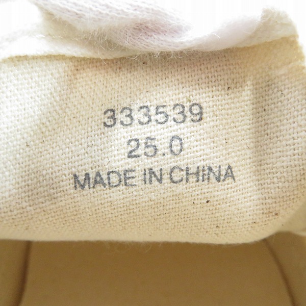 実際に弊社で買取させて頂いた【未使用】MIHARAYASUHIRO/ミハラヤスヒロ ローカットスニーカー ペイズリー柄 333539/25の画像 5枚目