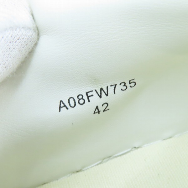 実際に弊社で買取させて頂いたMaison MIHARA YASUHIRO/メゾンミハラヤスヒロ BLAKEY/ブレイキー スニーカー A08FW735/42の画像 5枚目