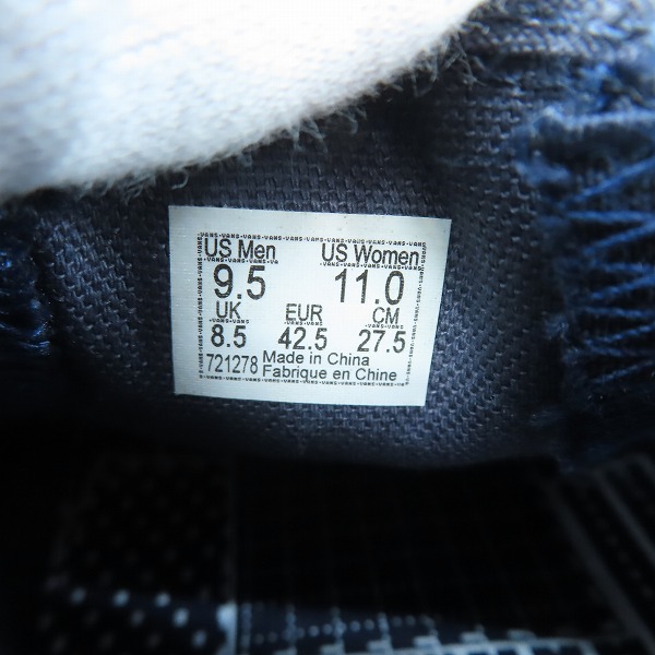 実際に弊社で買取させて頂いたVANS×FDMTL/バンズ×ファンダメンタル OG CLASSIC SLIP-ON/クラシック スリッポン 刺し子 VN0A32QNSJB/27.5の画像 5枚目