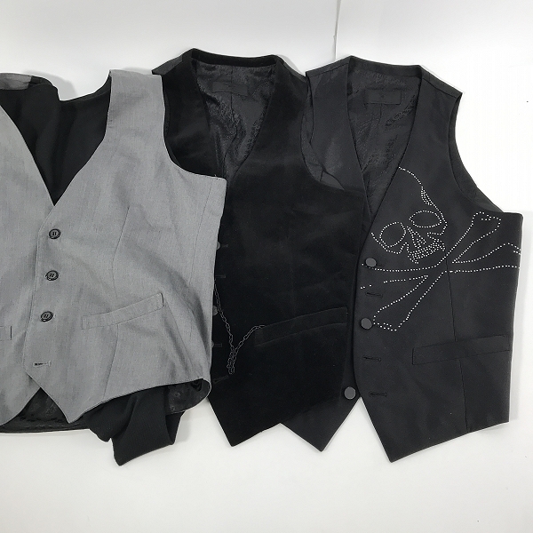 実際に弊社で買取させて頂いた【おまとめ】Roen×semantic design/ロエン×セマンティックデザイン スカルスワロメタル 等 ジレベストの画像 1枚目