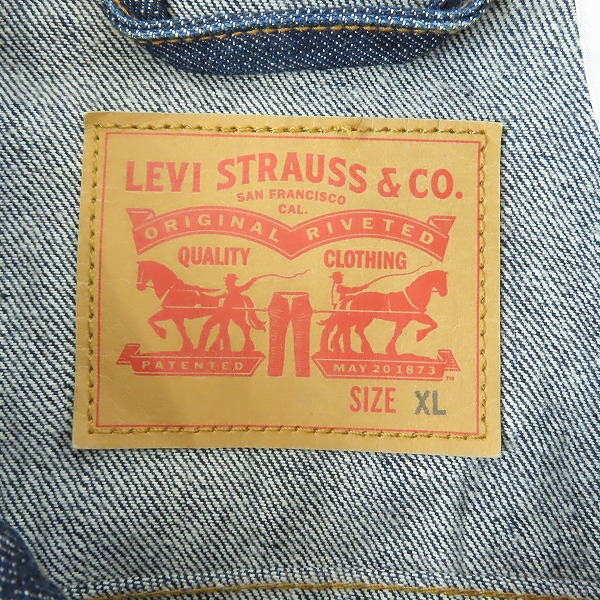 実際に弊社で買取させて頂いたLevis/リーバイス 3rd デニムジャケット 723340023/XLの画像 2枚目