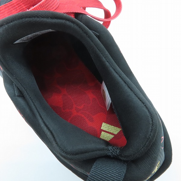 実際に弊社で買取させて頂いたadidas×A BATHING APE/アディダス×アベイシングエイプ Dame 9 Better Scarlet//デイム9 ベタースカーレット IH0786/26の画像 4枚目