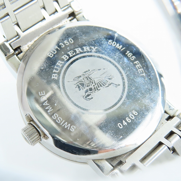 実際に弊社で買取させて頂いたBURBERRY/バーバリー ヘリテージ クォーツ 腕時計 メタルバンド BU1350【動作未確認】の画像 4枚目