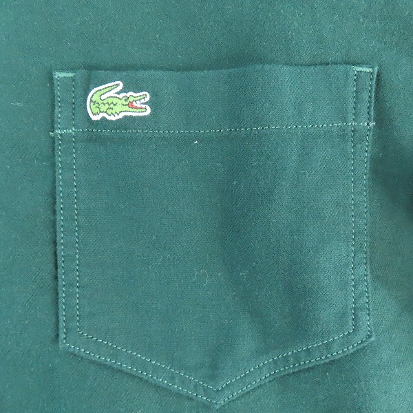 実際に弊社で買取させて頂いたLACOSTE/ラコステ リバーシブル 長袖 シャツ 40の画像 4枚目