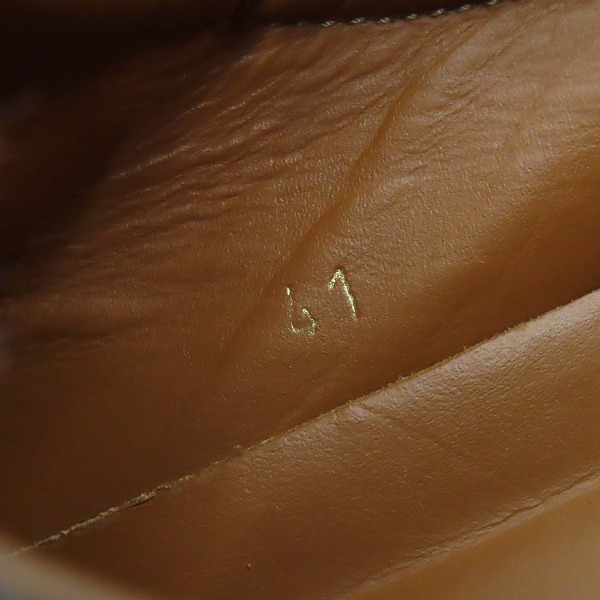 実際に弊社で買取させて頂いたGIVENCHY/ジバンシィ エラスティックストラップ レザースニーカー/41の画像 5枚目