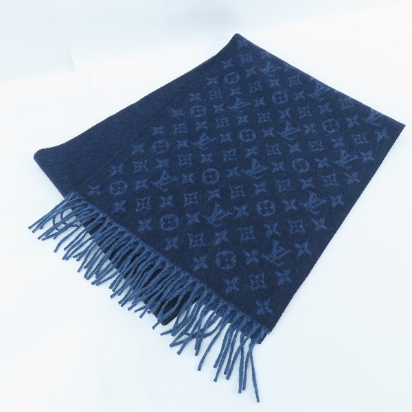 実際に弊社で買取させて頂いた【JPタグ】 Louis Vuitton/ルイヴィトン エシャルプ モノグラム グラディエント カシミヤ/ウール マフラー M70257
