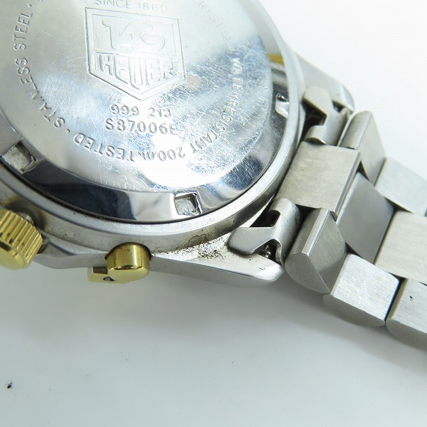 実際に弊社で買取させて頂いたTAG HEUER/タグホイヤー 2000シリーズ 腕時計 S87006E/999.213の画像 5枚目