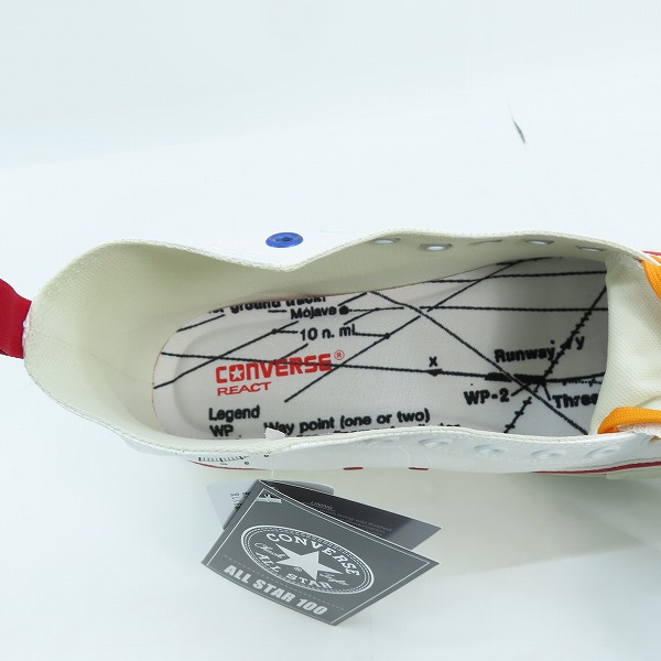 実際に弊社で買取させて頂いた【未使用】CONVERSE/コンバース ALL STAR 100 SPACESUITS HI NASA スニーカー 1CL817/27.5の画像 4枚目