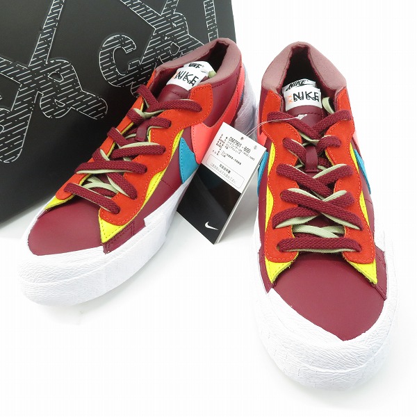 実際に弊社で買取させて頂いた【未使用】NIKE×SACAI×KAWS/ナイキ×サカイ×カウズ BLAZER LOW Team Red ブレーザー DM7901-600 28.0